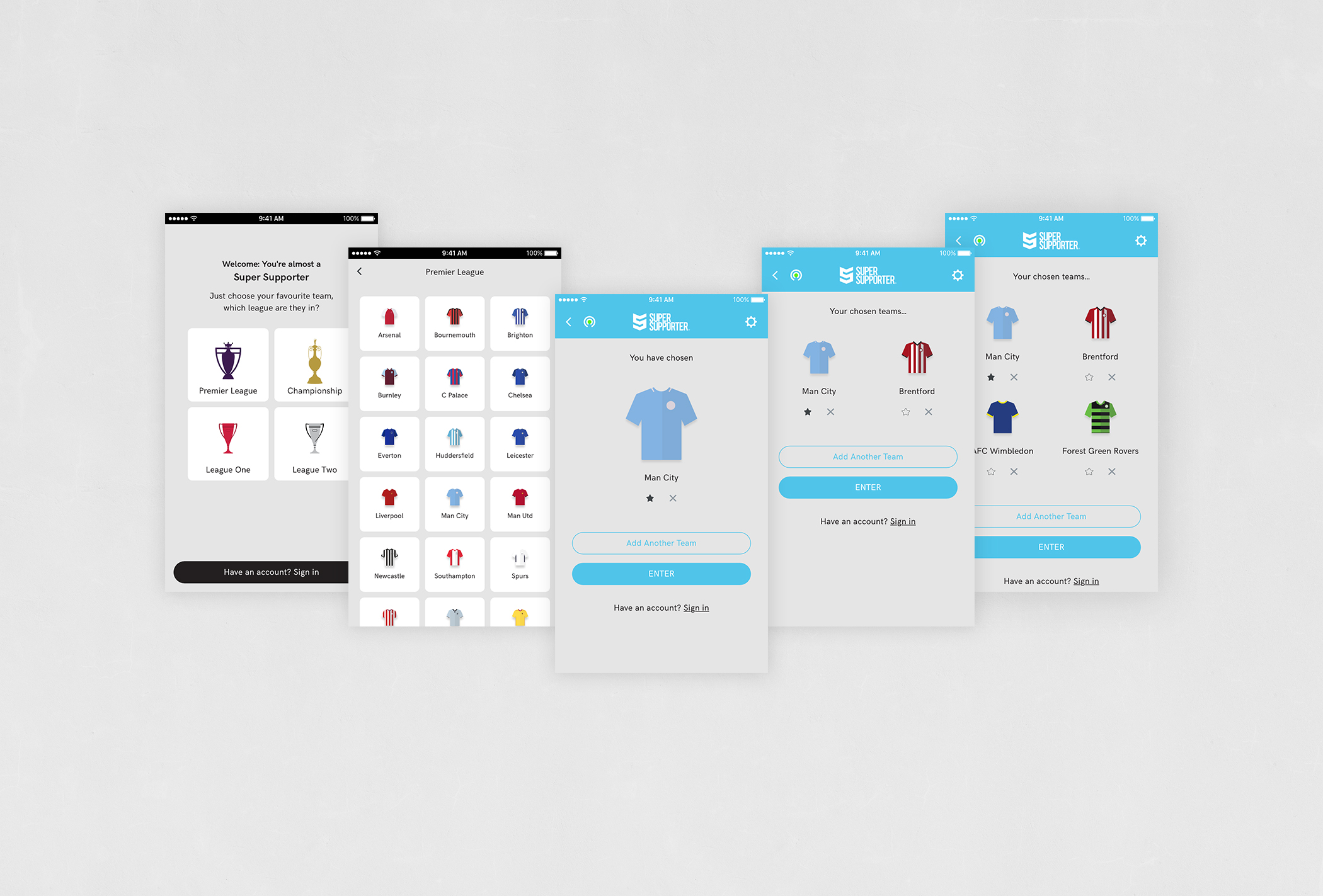 free all in one football app and website super supporter agency text supporter